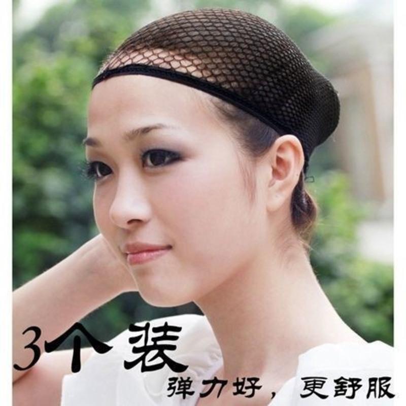 戴假发的发网套隐形加长头发套假发女头套睡觉盘发器 cos