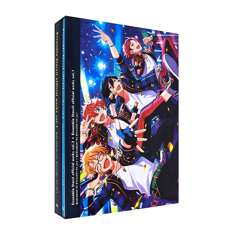 偶像梦幻祭画集vol.3+偶像梦幻祭2 vol.1套装2册盒装 [正版]日文原版 偶像梦幻祭画集vol.3+偶像梦幻高清大图