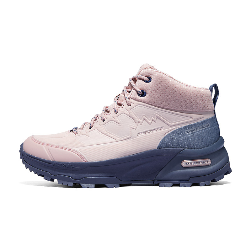 skechers斯凯奇女子新款运动休闲户外增高中帮鞋180203pkbl