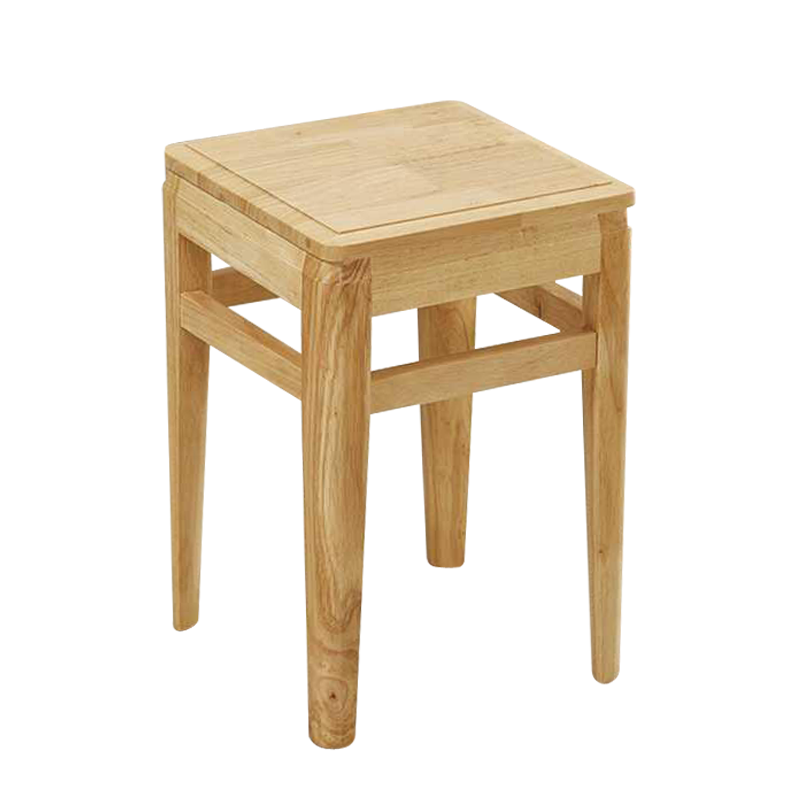 Easylife XSD020104 340*340*440mm 实木方凳高清大图