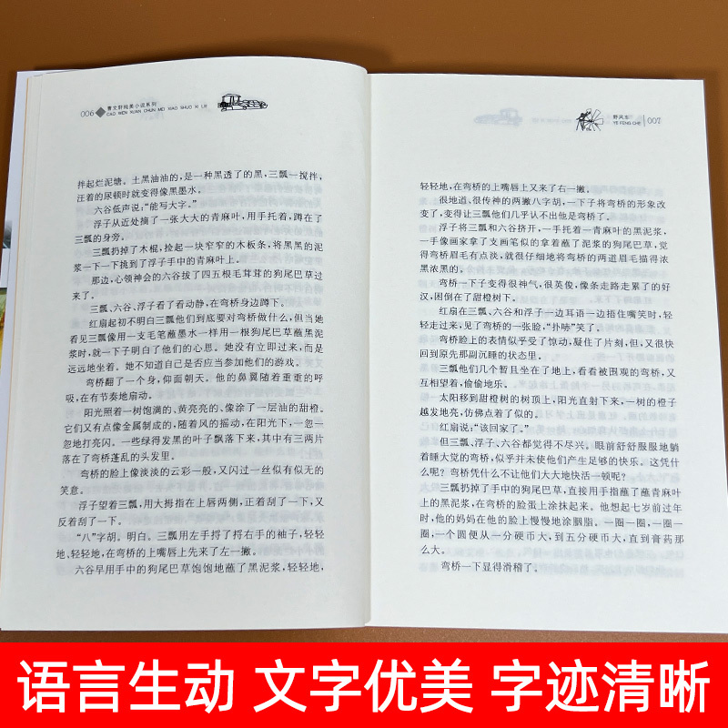 野风车 [正版]野风车全套曹文轩纯美小说系列 初中小学生课外阅读书籍三四五六年级经典书目江苏凤凰少年儿童出版社安徒生儿童
