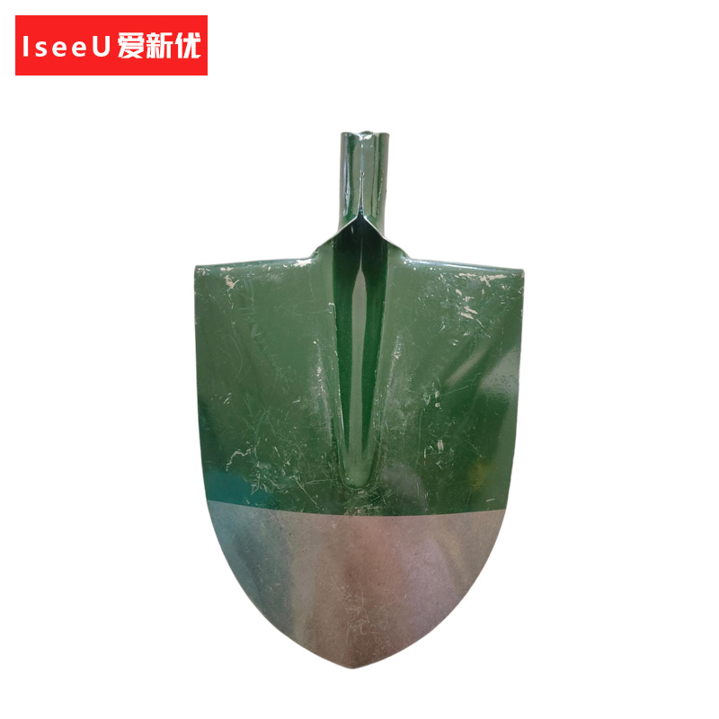 爱新优 锰钢淬火尖头铲尖锹铁铲圆头铲 大号 (个)高清大图