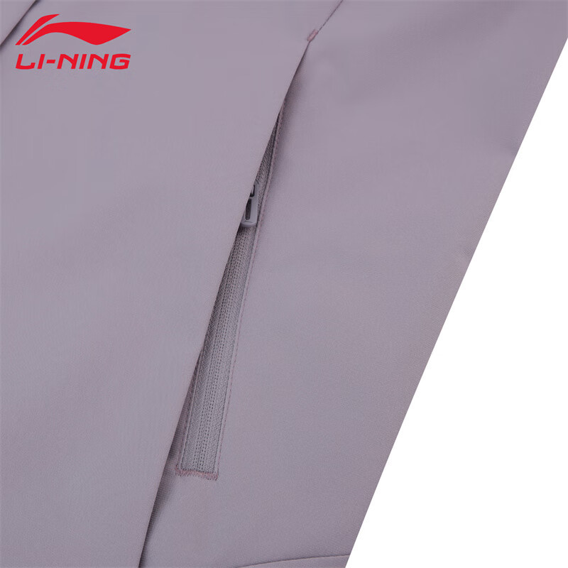 李宁(LI-NING) AFDV922-9 冲锋衣 罗锦紫(女) L高清大图