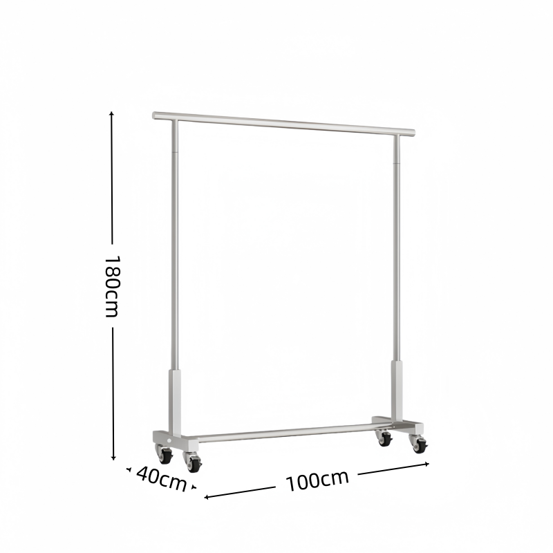 凡尔尚不锈钢晾衣架 阳台晒衣架1000*400*1800mm个