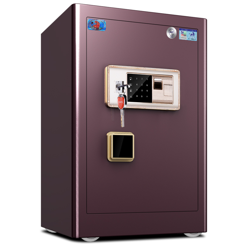 虎牌保险柜家用保险箱办公 3C认证 55cm厘米高FDG-A1/D50A指纹保险箱/柜全钢入墙小型新品