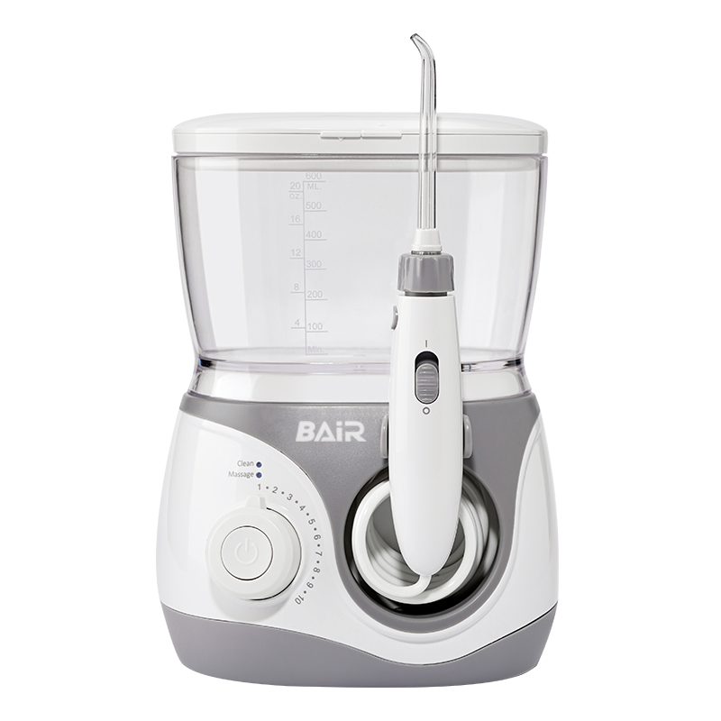 拜尔冲牙器H6白色(主机*1+标准喷嘴*3+正畸喷嘴*1+牙周袋喷嘴*1+充电线)