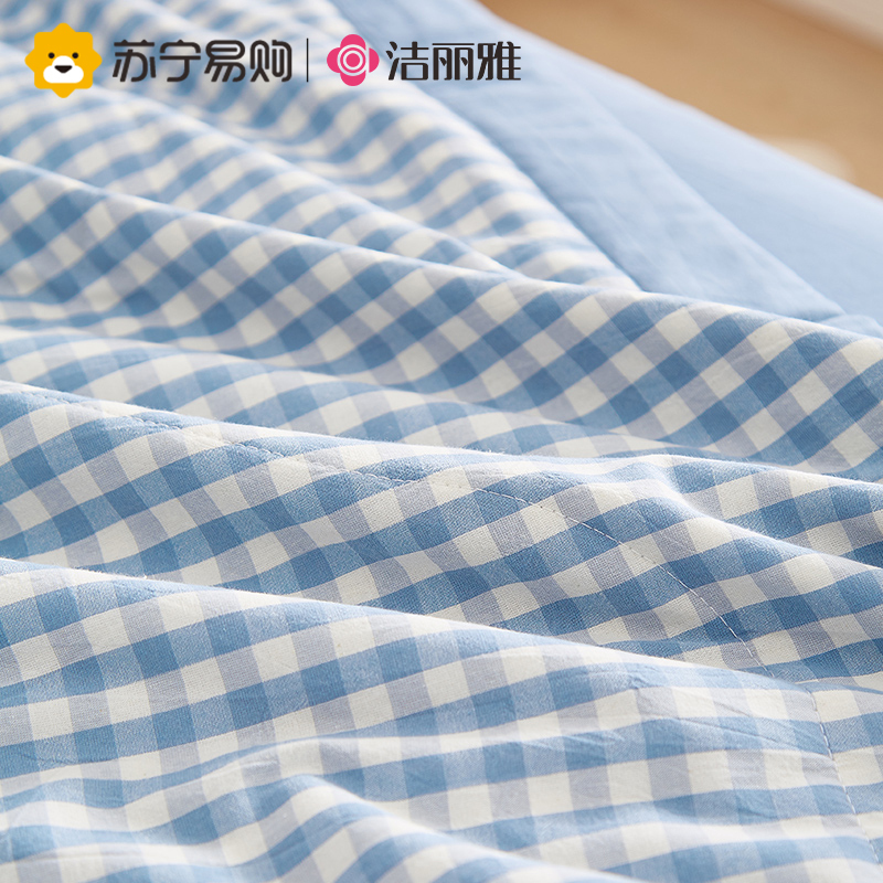 洁丽雅全棉夏凉被空调被可机洗单人夏被814