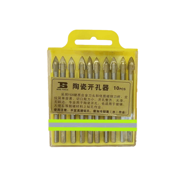 波斯(BOSI) 荧光系列陶瓷开孔器 6mm/10支 盒图片