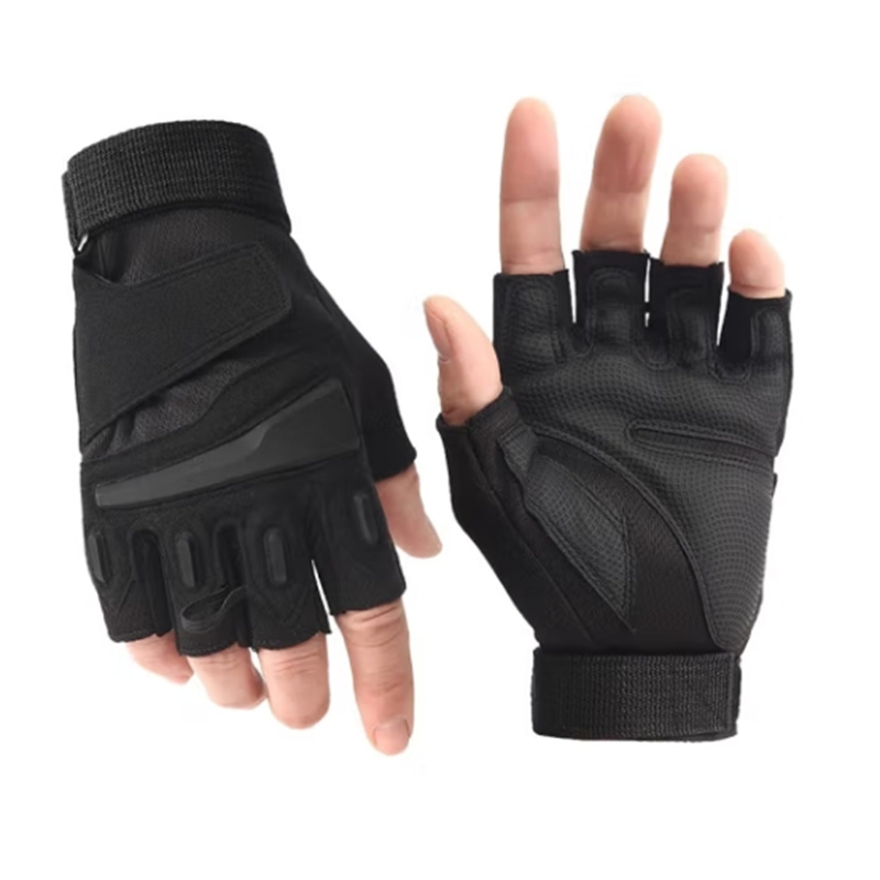 WURONG 运动半指手套男军迷春夏户外用战术手套健身防滑耐磨骑行手套露指高清大图