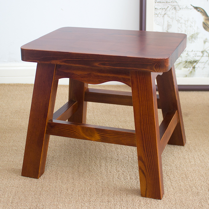 寻木匠小凳子实木小圆凳子茶几凳小板凳家用木头矮凳客厅换鞋凳小木凳