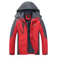 凯仕达K.SHIDA凯仕达户外冲锋衣男士加绒加厚冬防风外套潮牌登山服WK1688
