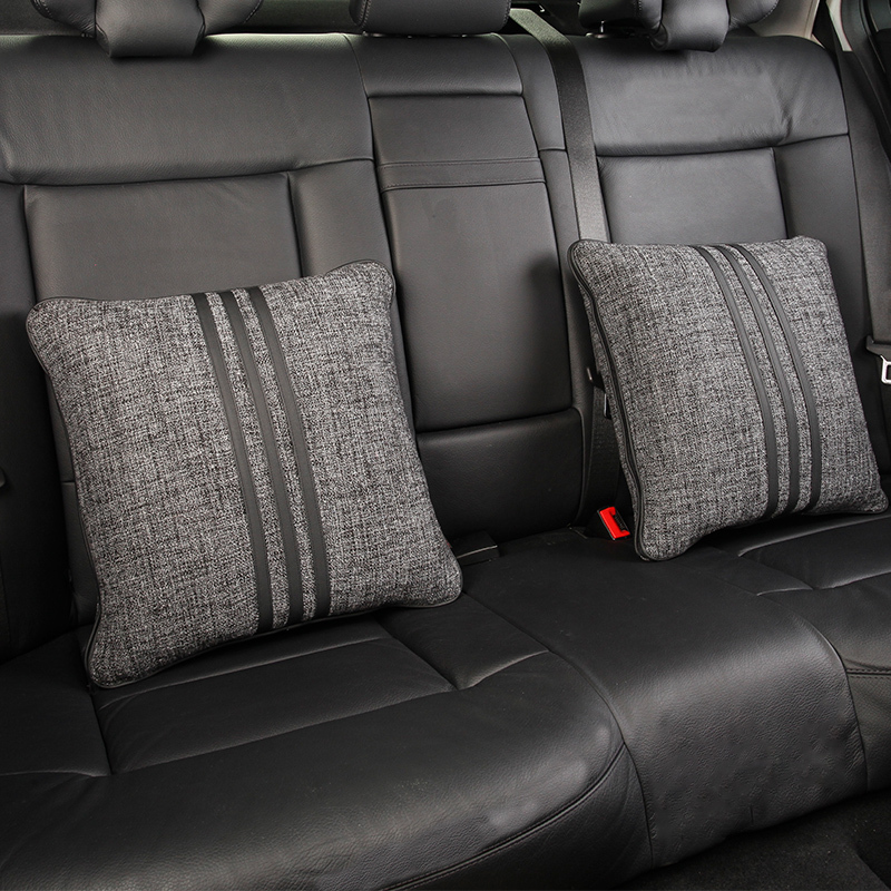敬平汽车两用腰枕抱枕车用后排头枕一对车内被子车抱枕被车载枕靠枕