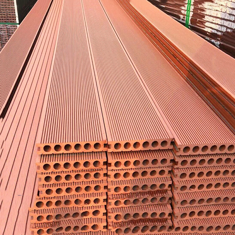 古达定制塑木地板户外木塑室外阳台生态木庭院露台花园防水朔木地板