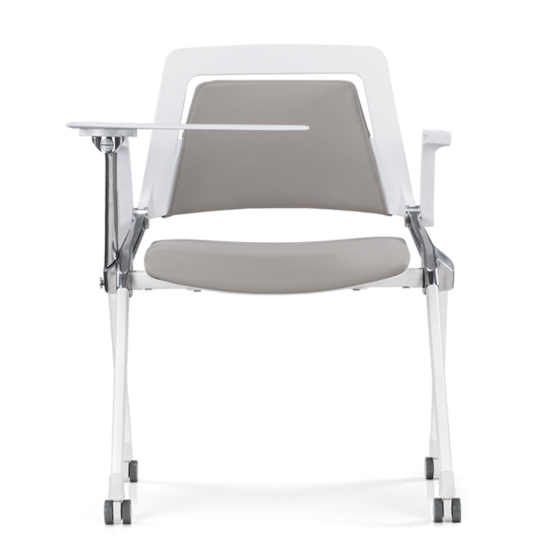 永格培训椅子带写字板会议室椅桌椅一体学生会议桌椅堆叠轻便办公椅