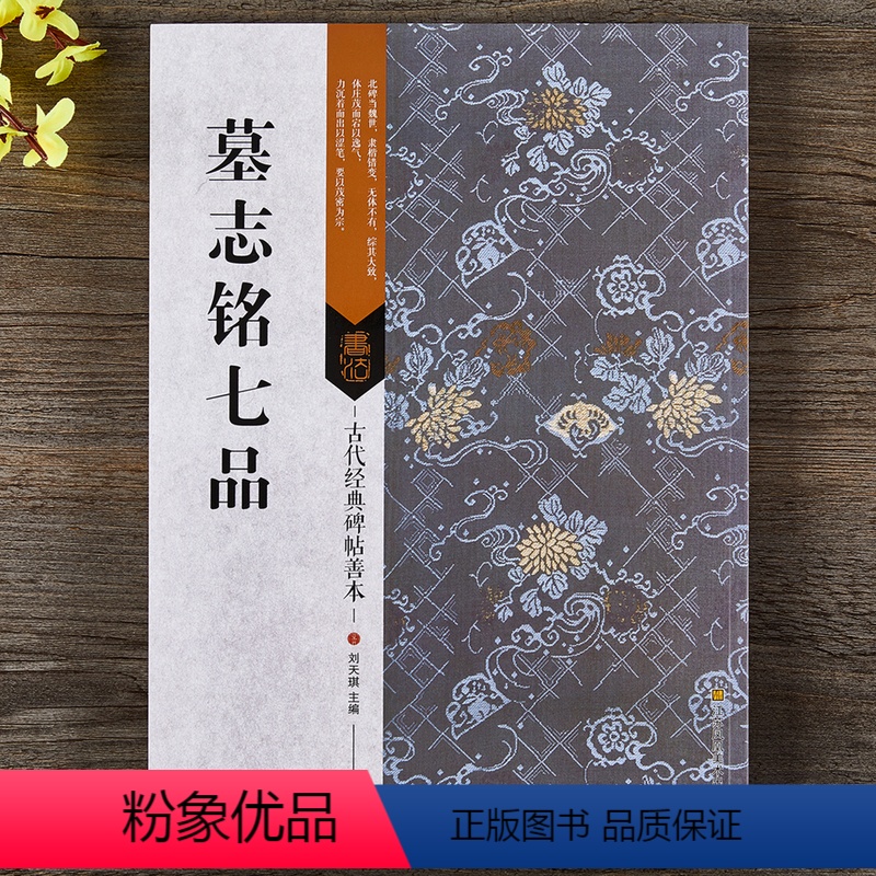 [正版]魏碑墓志铭七品古代经典碑帖善本 毛笔楷书碑帖字帖附通篇释读原寸局部原碑整拓 刘天琪编 江苏美术出版社