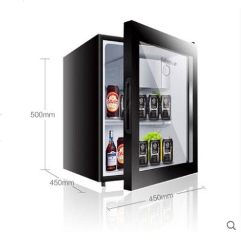 苏宁严选带锁带锁静音酒店公寓客房小冰箱食品留样保鲜柜小型迷你欧因