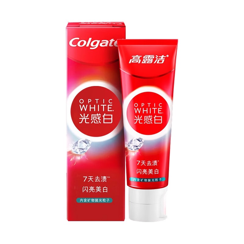 高露洁光感白牙膏100g高清大图