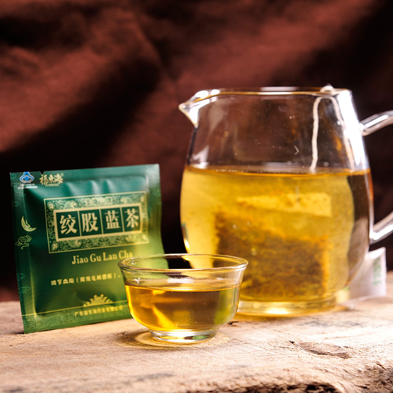福东海 七叶绞股蓝茶正品罗布麻降三降压茶新疆高胶股蓝非特级