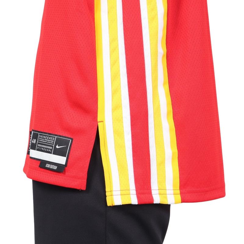 Nike/耐克男士运动速干篮球T恤透气舒适NBA亚特兰大老鹰队 Icon版高清大图