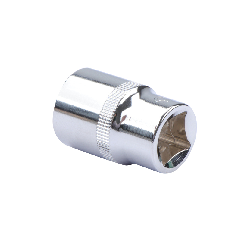 长鹿 1/2”碳钢镜面六角套筒 15mm