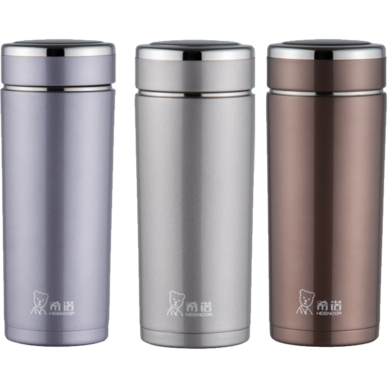 希诺真空杯370ml不锈钢材质XN-3009(颜色随机)