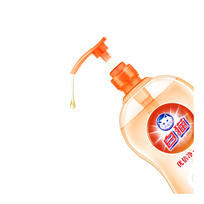 白猫优倍净·去油洗洁精1.008kg瓶装洗碗液高清大图