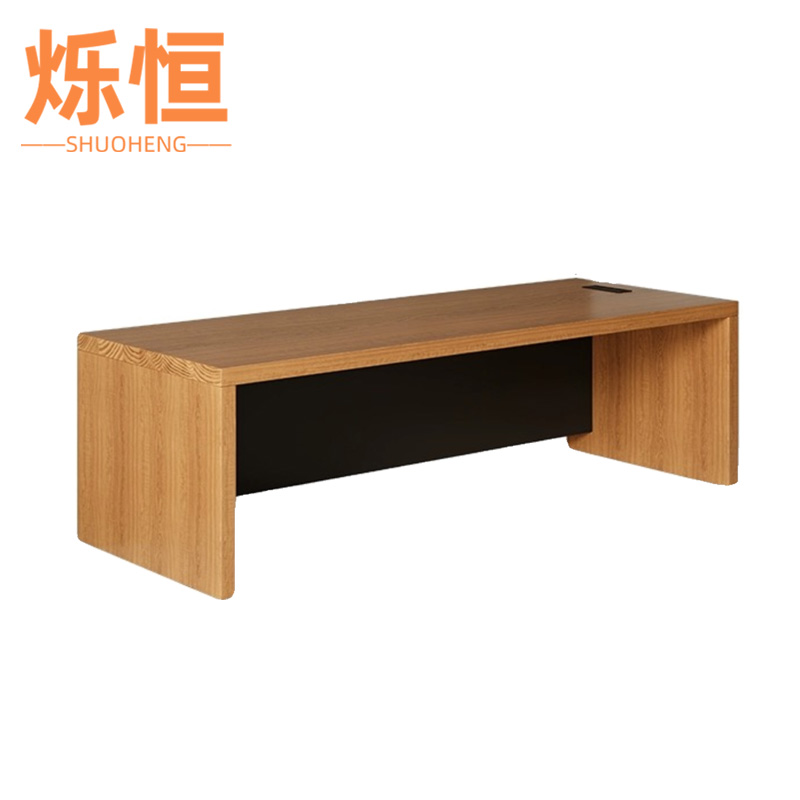 烁恒 简约办公桌 140*70*75cm 张高清大图