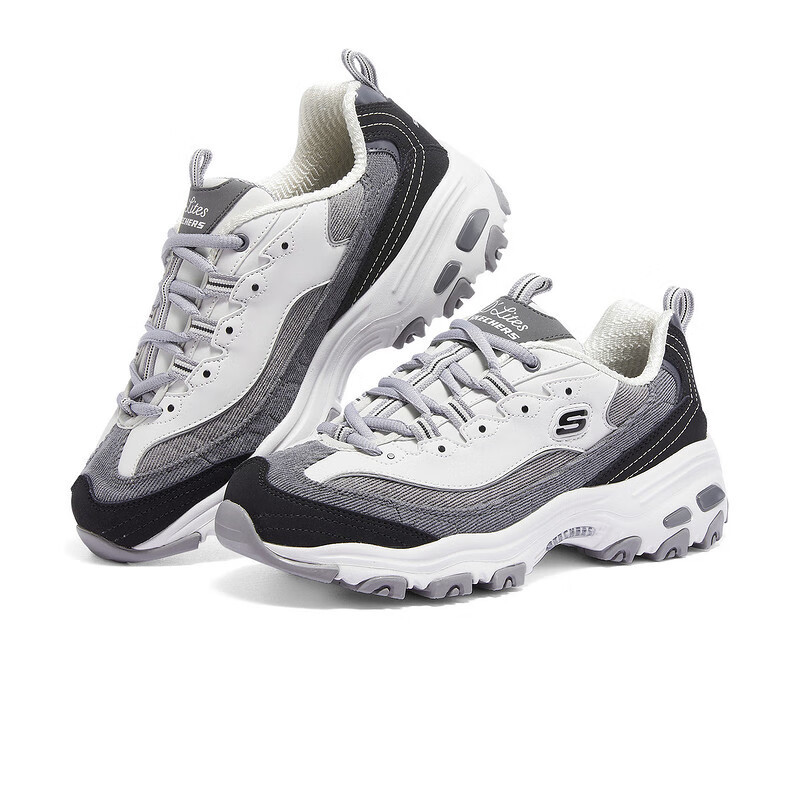 SKECHERS女休闲鞋 149906-BKGY