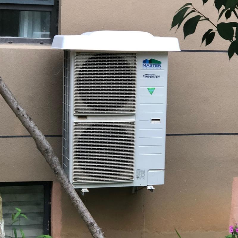 空调外机罩防雨防晒外机挡雨板外挂机盖板保护防护罩室外防尘12p1p15