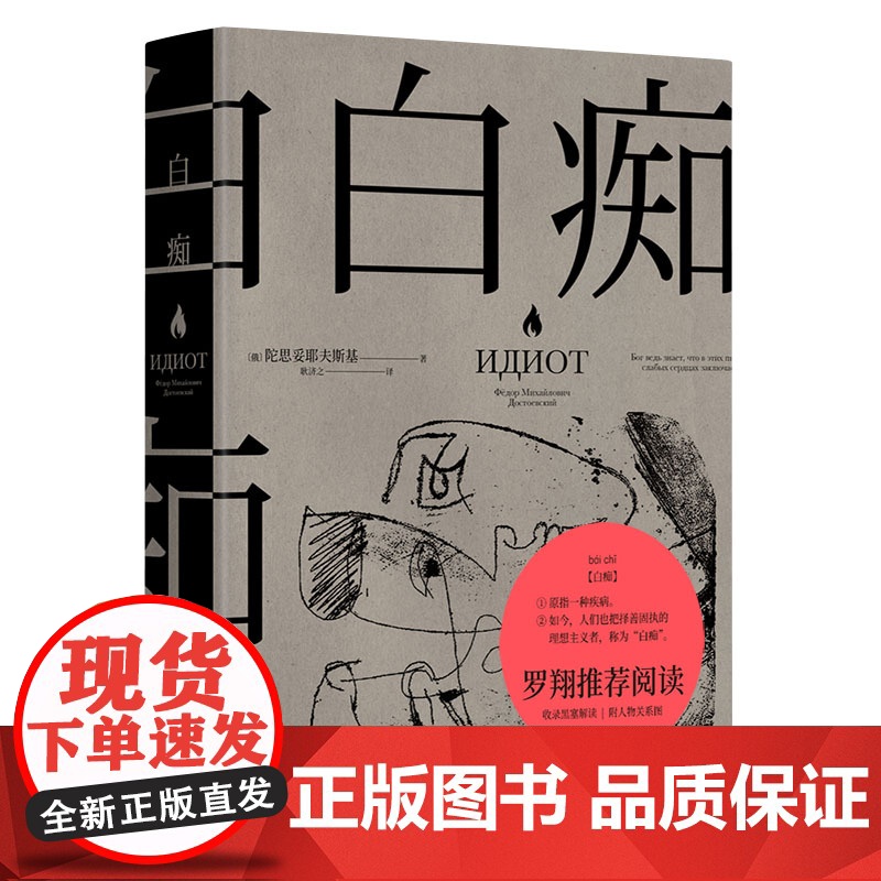 白痴陀思妥耶夫斯基外国名著小说罗翔书籍果麦文化理想主义者汉译世界名著书籍全集文学小说山东文艺出版社小说高清大图