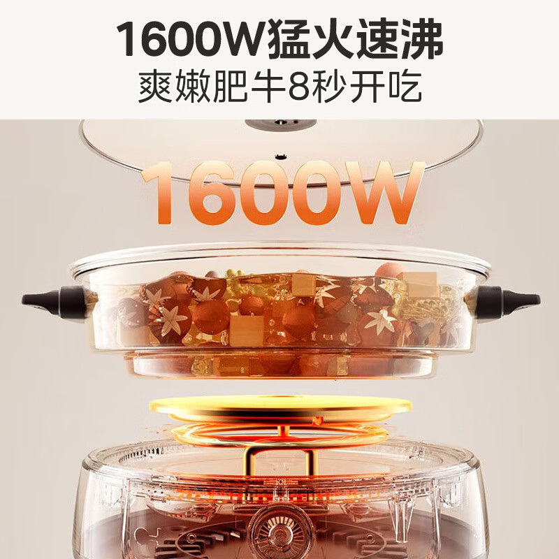 美的电火锅MC-DHE30H4高清大图