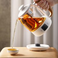 小熊(Bear)养生壶煮茶器多功能煮茶水壶蒸汽玻璃壶喷淋式蒸茶器冲泡茶煮花茶黑茶烧水壶电热水壶保温壶 ZCQ-A08T1
