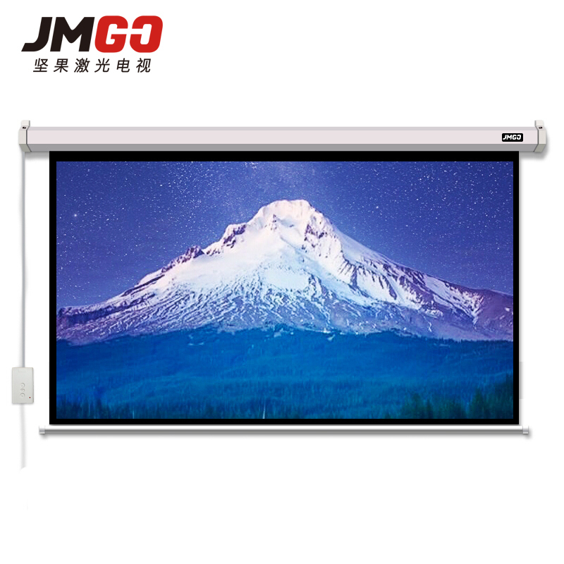 坚果投影电动幕布 定制