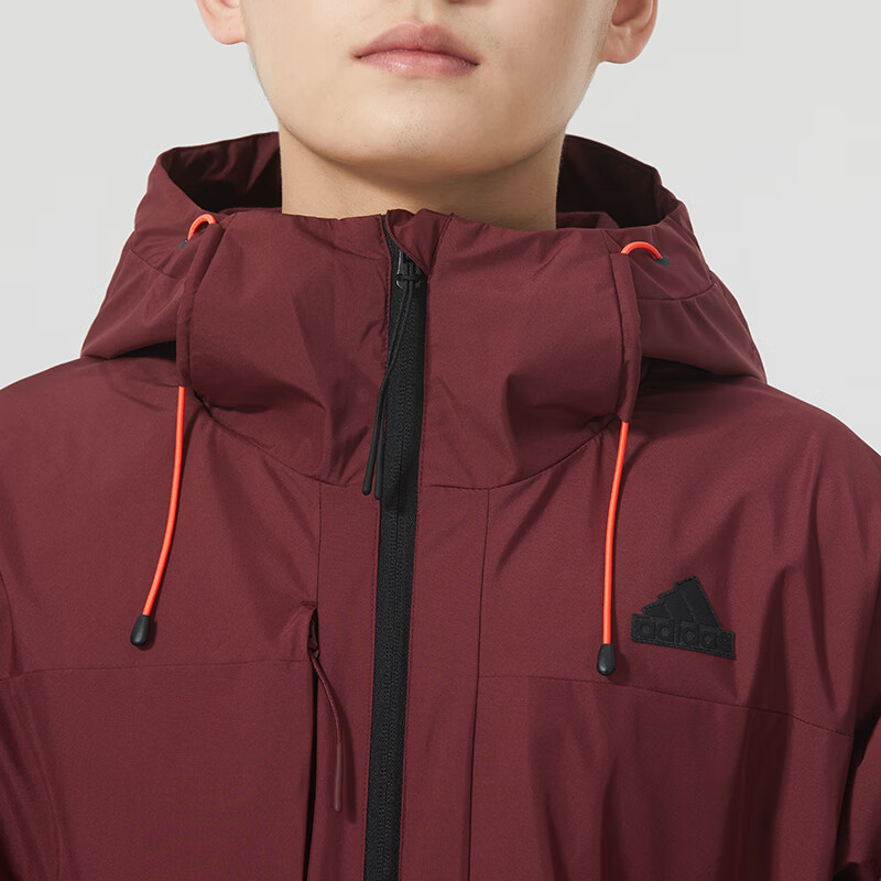 阿迪达斯(adidas)男装 新款外套运动服户外训练防风衣跑步健身连帽夹克JE8577 ZP高清大图