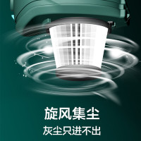 海尔(Haier)吸尘器ZL605B家用小型大吸力手持推杆式超低音地板地毯沙发吸尘机