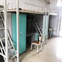 正斌厂家直供学生定制学生宿舍上下优质钢制加高防护多功能双层床