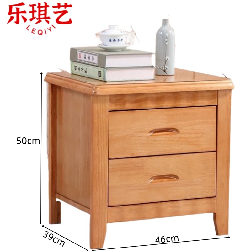 乐琪艺 床头柜 实木 个高清大图