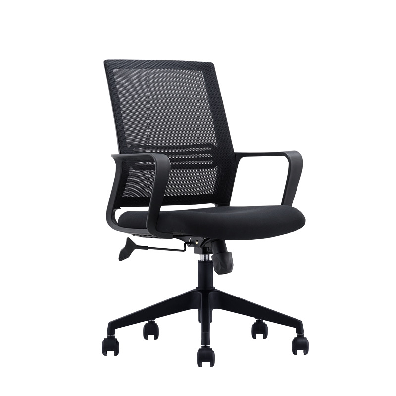 奕珂鑫 电脑椅会议办公椅升降转椅职员办公室靠背椅子员工座椅(带轮转椅款)YKX-Y-1高清大图