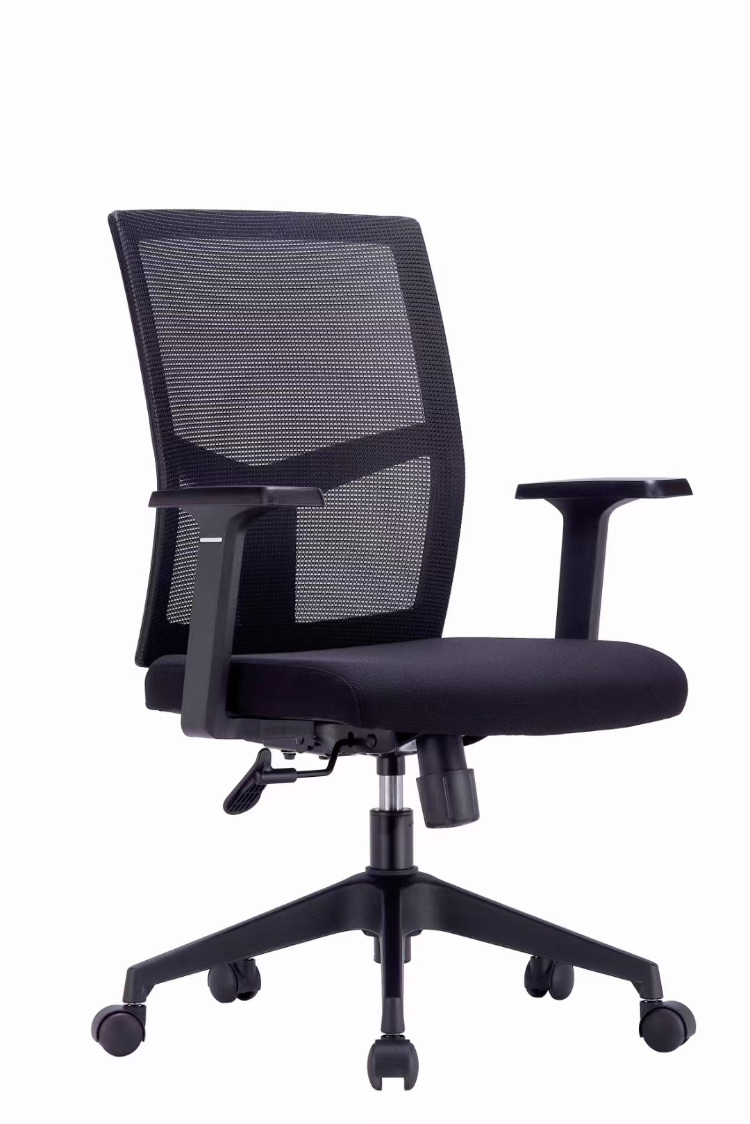 奥派克(AOPIK) 办公椅 W605*D610*H960 黑色可升降透风现代风的员工座椅