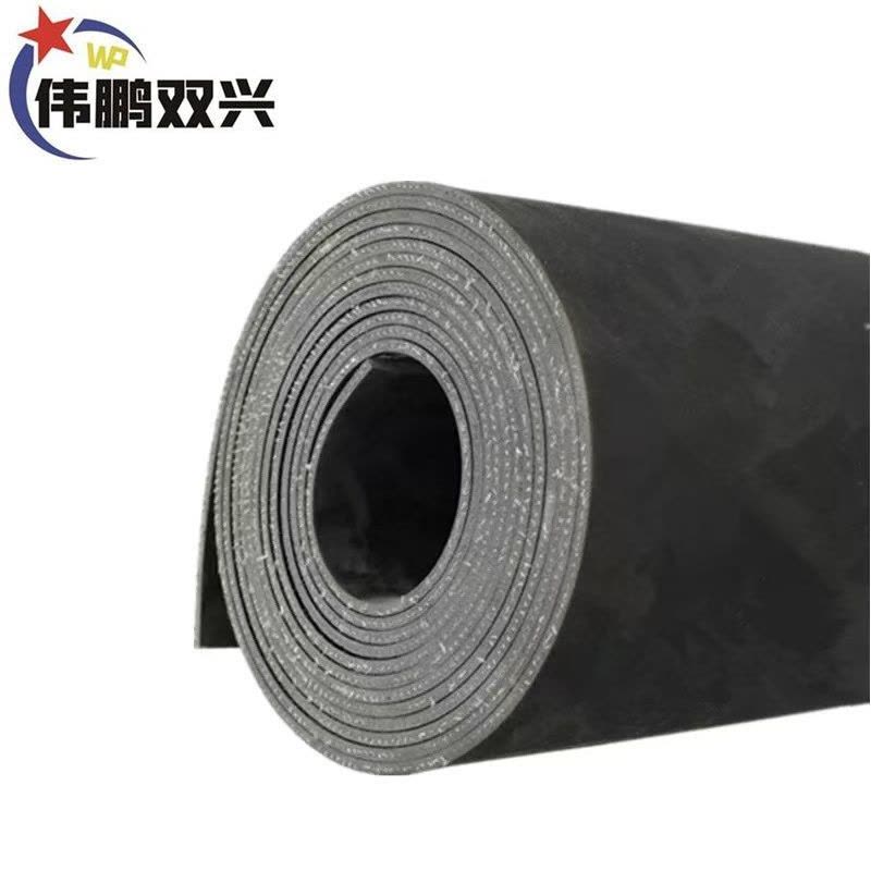 伟鹏双兴 夹布橡胶板加线抗压橡胶垫 三层布1米*10mm*2.6米长 卷图片