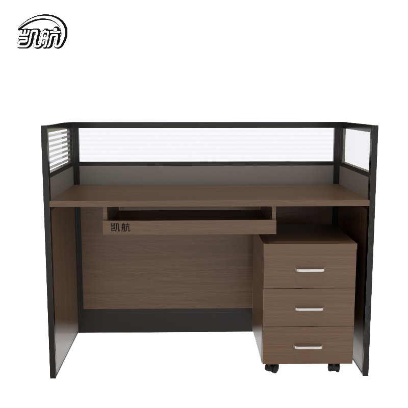 凯航屏风桌单人位KH-PFZDR个高清大图