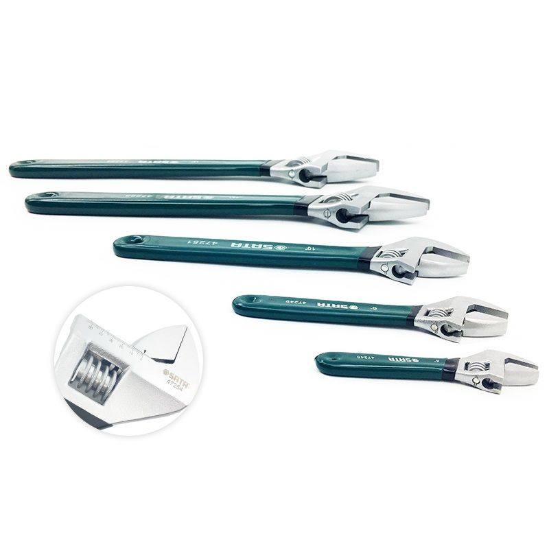 世达(SATA) 沾塑欧式活动扳手 活动扳手 6寸 150MM 47249 (单位:把)