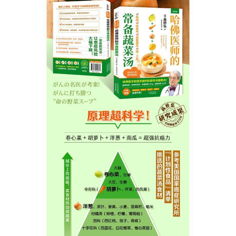 [醉染正版]正版哈医师的常备蔬菜汤高桥弘书店菜谱美食天津科学技术出版社书籍 读乐尔书高清大图