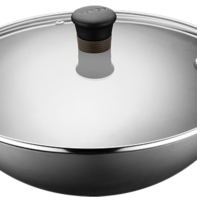 苏泊尔supor有钛真不锈铁锅34cmhc34a3