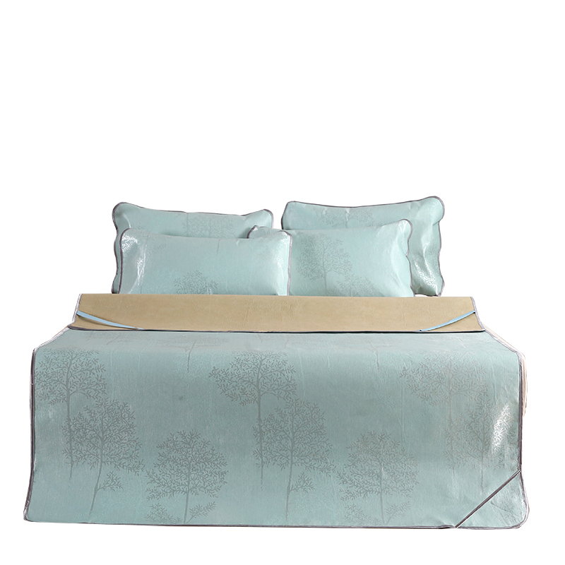 金丝莉(kintheri) JX-1103艾草冰丝席 150*195cm 艾草冰丝席 凉席1.5m*2m 1.8m*2m