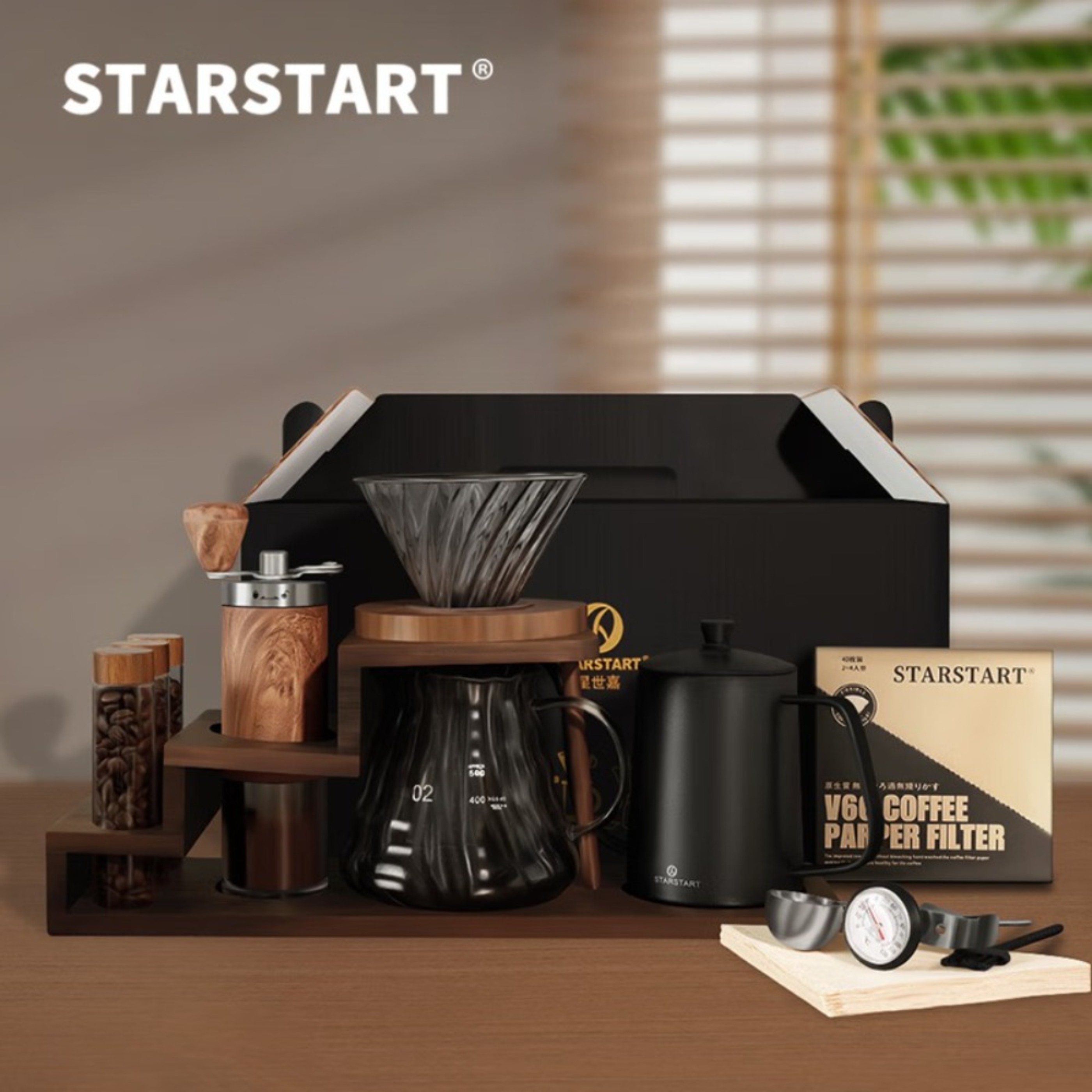 STAR-START木架手冲礼盒12件套-星空版