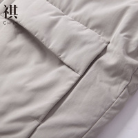 【2件2.5折价：136.3，14日0点】CHIN祺款轻薄服男新款春秋季锦纶服圆领文艺男商务休闲流外套轻