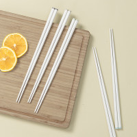 张小泉抗菌筷子家用食用级合金筷子套装一人一筷防耐高温防滑8138