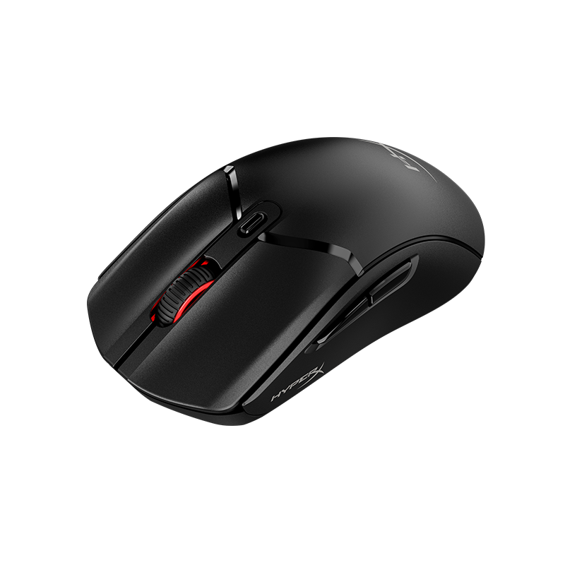 极度未知(HYPERX)电竞游戏鼠标蓝牙无线办公人体工学高端外设 旋火2灵动无线游戏鼠标-黑色高清大图