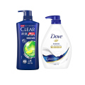 清扬多芬套装 清扬（CLEAR)男士洗发水清爽控油男士去屑洗发水720g*1+多芬（Dove）沐浴露滋养美肤乳1kg*1